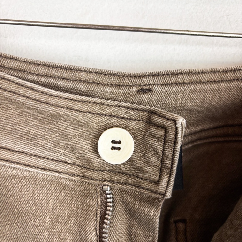 Miou Muse Mauve High Waisted Wide Leg Brown Jeans Sz L - Picture 7 of 11